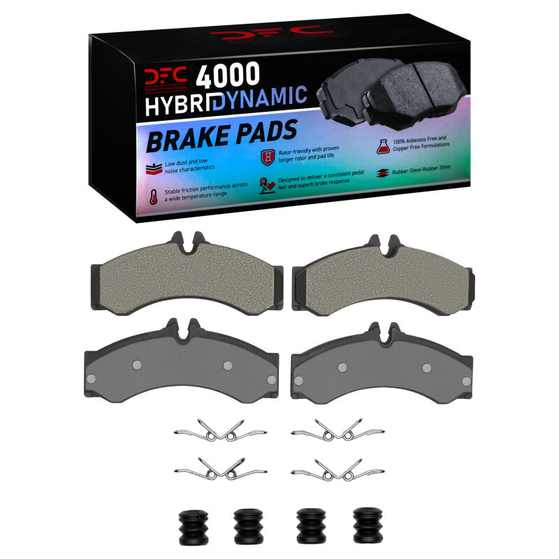 DFC 02-06 Dodge Sprinter 2500 Front/Rear 4000 HybriDynamic Brake Pads and Hardware Kit