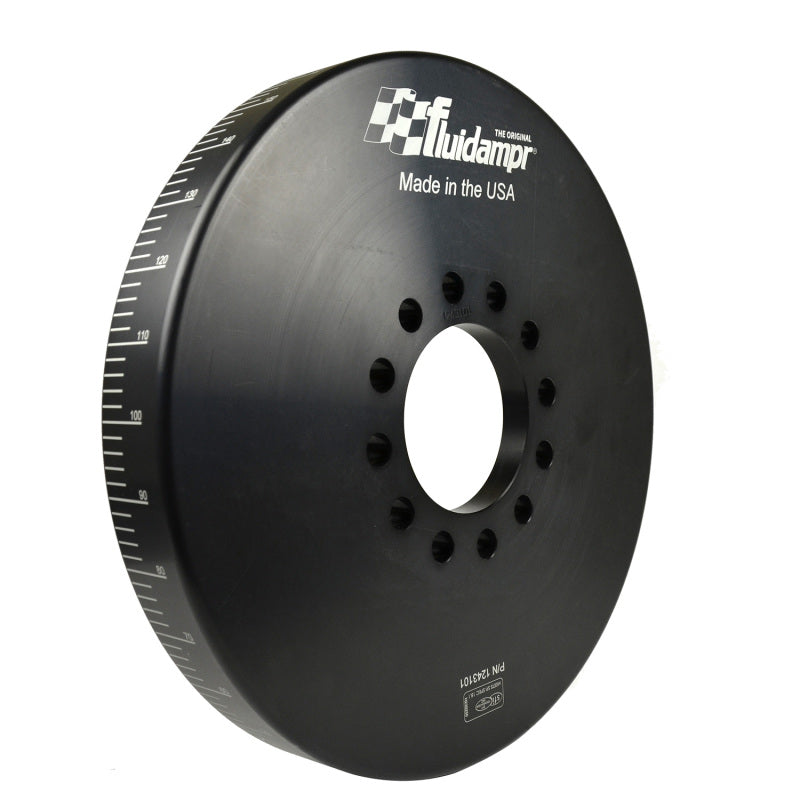 Fluidampr Universal Tractor Pulling 12 Bolt Taper Lock Hub Internally Balanced Damper (w/Bolt Holes)