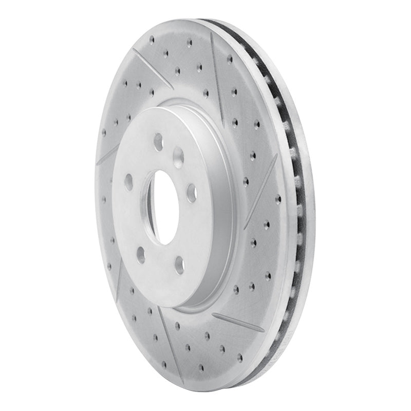 R1 13-22 Buick Encore Front Right Drilled & Slotted Geo-Carbon Rotor