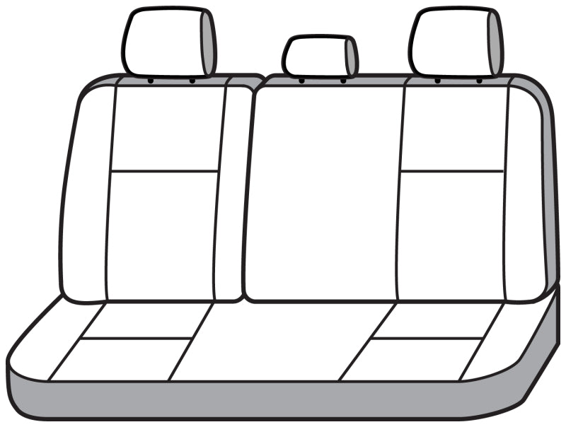 Covercraft 16-21 Honda Pilot Waterproof Polyester SeatSaver Custom Third Row Seat Covers - Grey