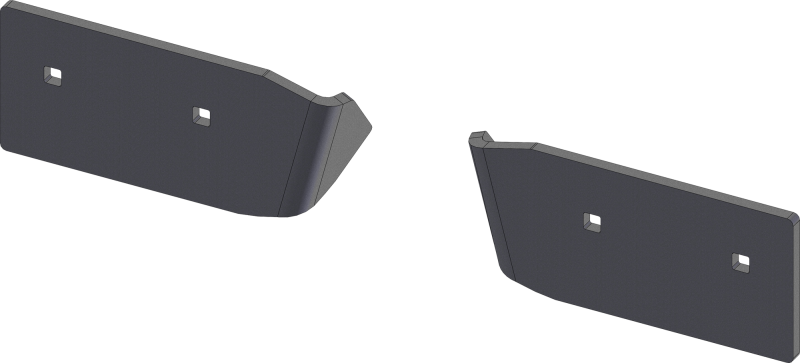 KFI Wear Bar Center Kit V-Plow - 2 pc.