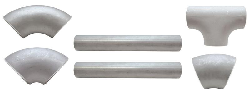 Vibrant 1.25in Nom. Schedule-10 T304 SS Long Radius 45 deg. Elbow