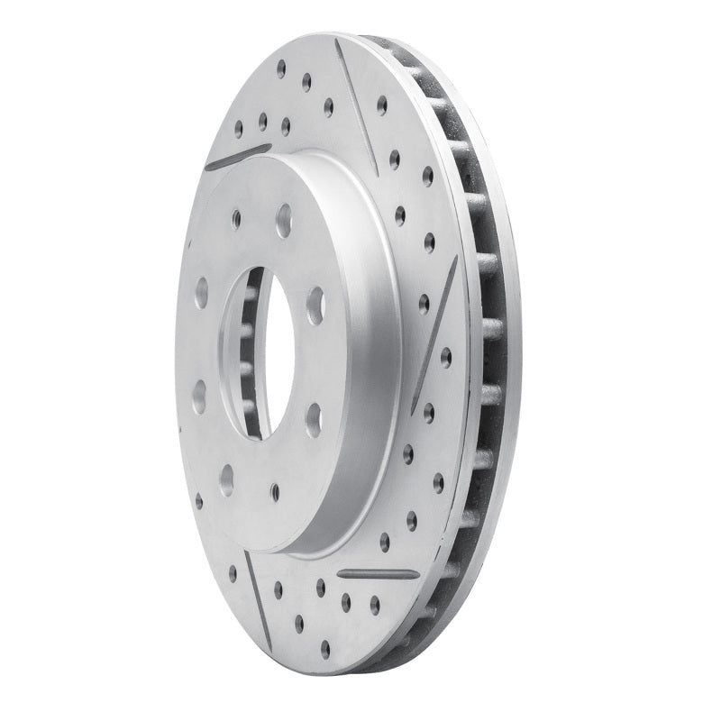 R1 88-07 Dodge Colt Front Right Drilled & Slotted Geo-Carbon Rotor