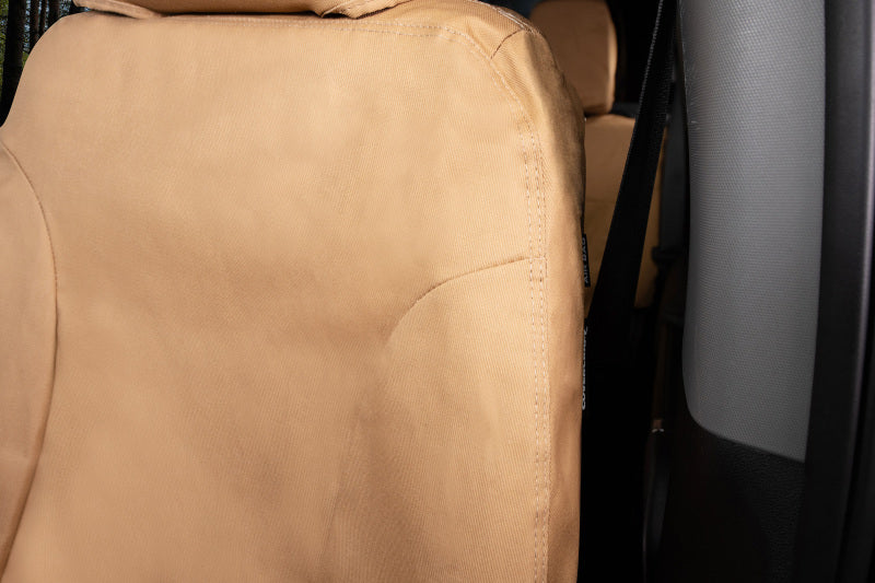 Covercraft 08-21 Toyota Land Polycotton SeatSaver Custom Front Row Seat Covers - Tan