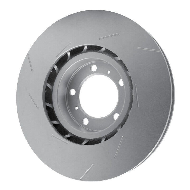 R1 10-23 Porsche Panamera Right Front Slotted Carbon Alloy GeoMET Rotor