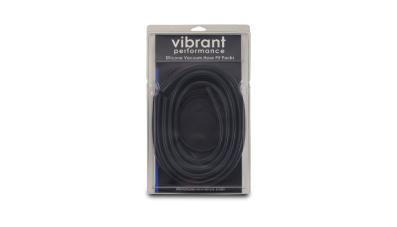 Vibrant Silicon vac Hose Pit Kit Blk 5ft- 1/8in 10ft- 5/32in 4ft- 3/16in 4ft- 1/4in 2ft-3/8in