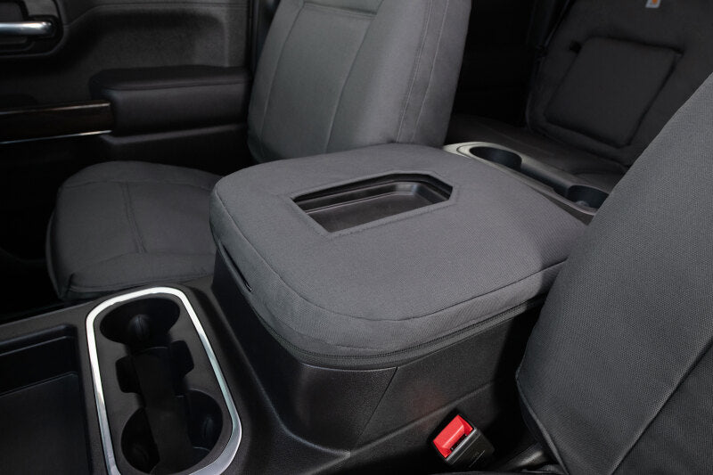 Covercraft 19-22 Ford F250 Carhartt PrecisionFit Custom Second Row Seat Covers - Gravel