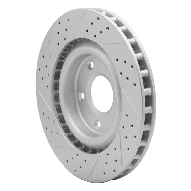 R1 05-13 Cadillac Xlr Front Right Drilled & Slotted Geo-Carbon Rotor