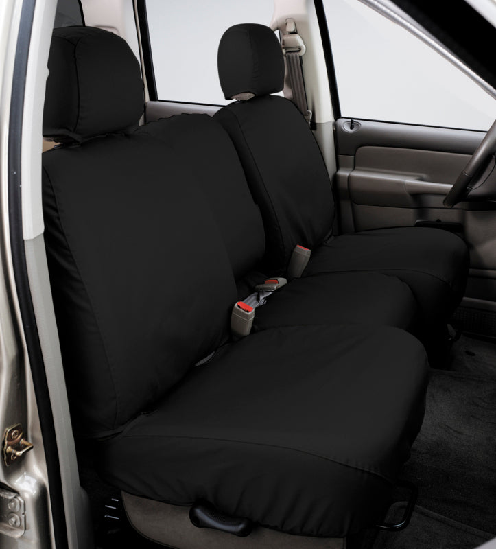 Covercraft 17-24 Honda Ridgeline Polycotton SeatSaver Custom Front Row Seat Covers - Charcoal