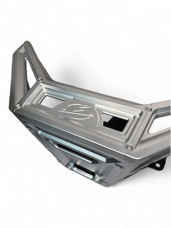 Elektric Offroad 2017+ Can Am X3 Maverick Billet Front Winch Bumper Anodized Clear