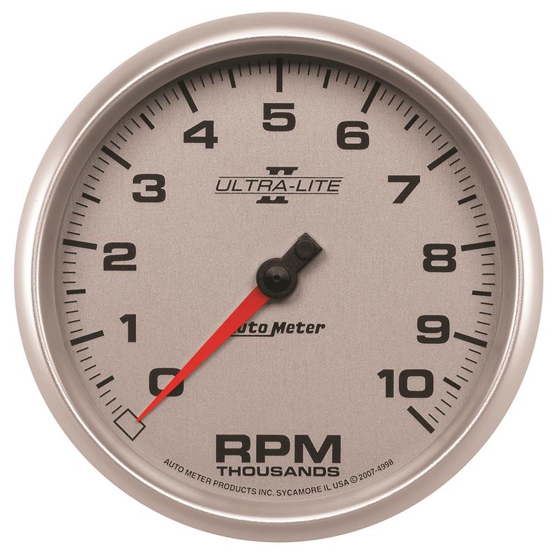 Autometer Ultra-Lite II 5 Inch 10000 RPM In-Dash Tachometer