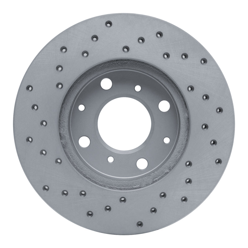 DFC 86-91 Acura Integra Front Right Drilled Geoperformance Rotor