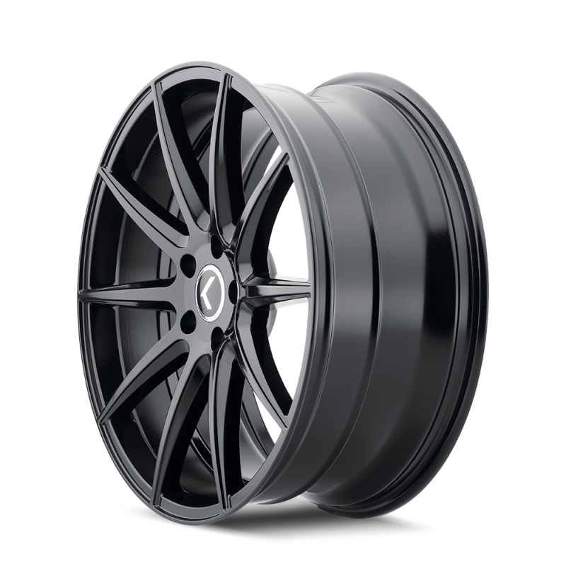 Kraze KR194 Cosmos 18x8 / 5x108 BP / 40mm Offset / 63.5mm Hub Gloss Black Wheel