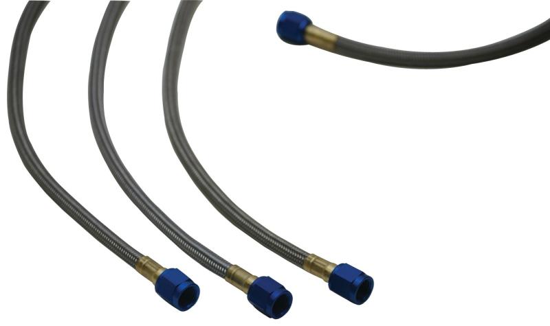 Vibrant Univ Top Mount Oil Drain Kit incl 20in Teflon lined S.S. hose Fitting