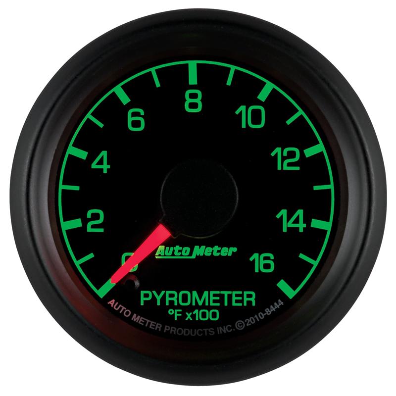Autometer Factory Match Ford 52.4mm Full Sweep Electronic 0-1600 Deg F EGT/Pyrometer Gauge