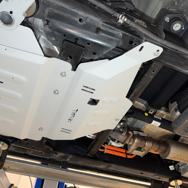 RIVAL 2015-2026 Ford F150 Ecoboost Powerboost Aluminum Transfer Case Skid Plate