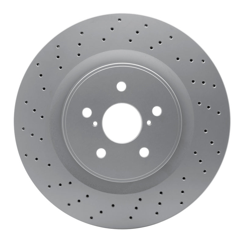 R1 08-14 Lexus IS F Front Drilled GeoSPEC Coated Rotor