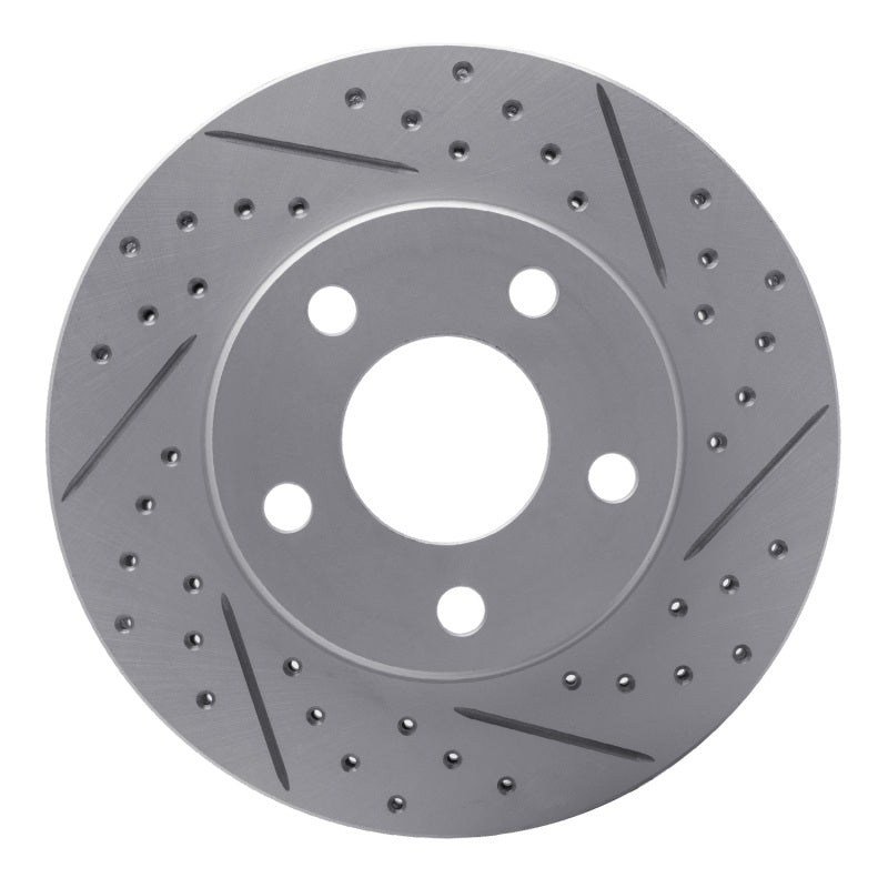 R1 90-97 Buick Park Avenue Front Right Drilled & Slotted Geo-Carbon Rotor