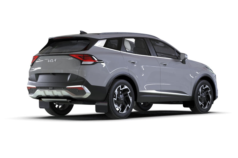 Rally Armor 23-26 Kia Sportage Black UR Mud Flap w/ Metallic Black Logo