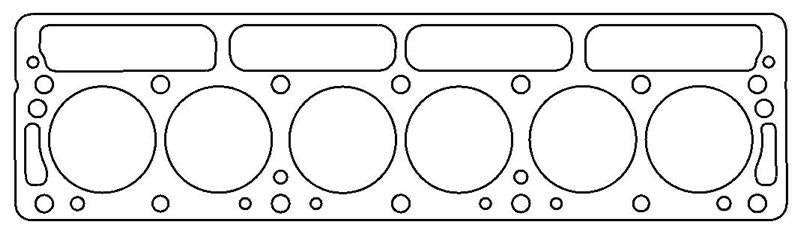 Cometic Triumph 1968-1971 TR6 I6 .063in Copper Cylinder Head Gasket-76mm Bore-Without Recessed Block