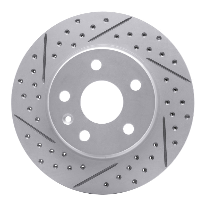 R1 11-16 Buick Regal Front Left Drilled & Slotted Geo-Carbon Rotor