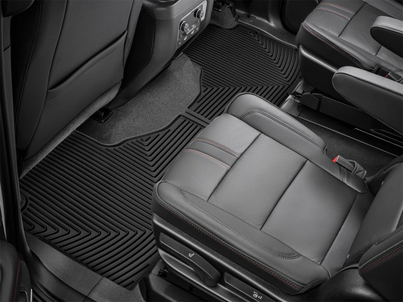 WeatherTech 21+ Cadillac Escalade Rear Rubber Mats - Black