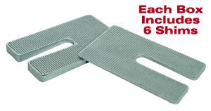 SPC Performance ZINC SHIMS 4x6.5x0.5 deg.