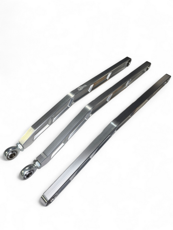 Elektric Offroad 2017+ Can Am Maverick X3 Volt Billet Radius Rods Anodized Clear (RS 72In Model)