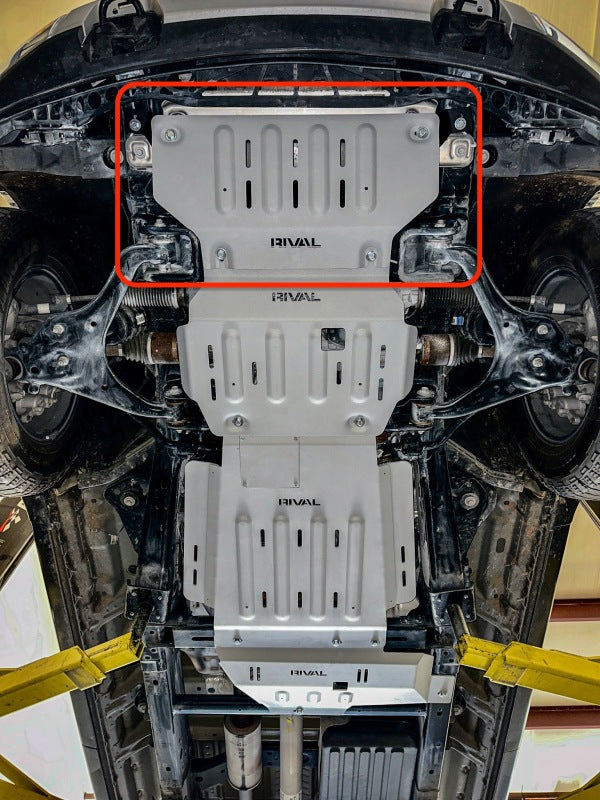 RIVAL 15-26 Ford F-150 EcoBoost/V8 21-26 Ford F-150 PowerBoost Aluminum Radiator Skid Plate