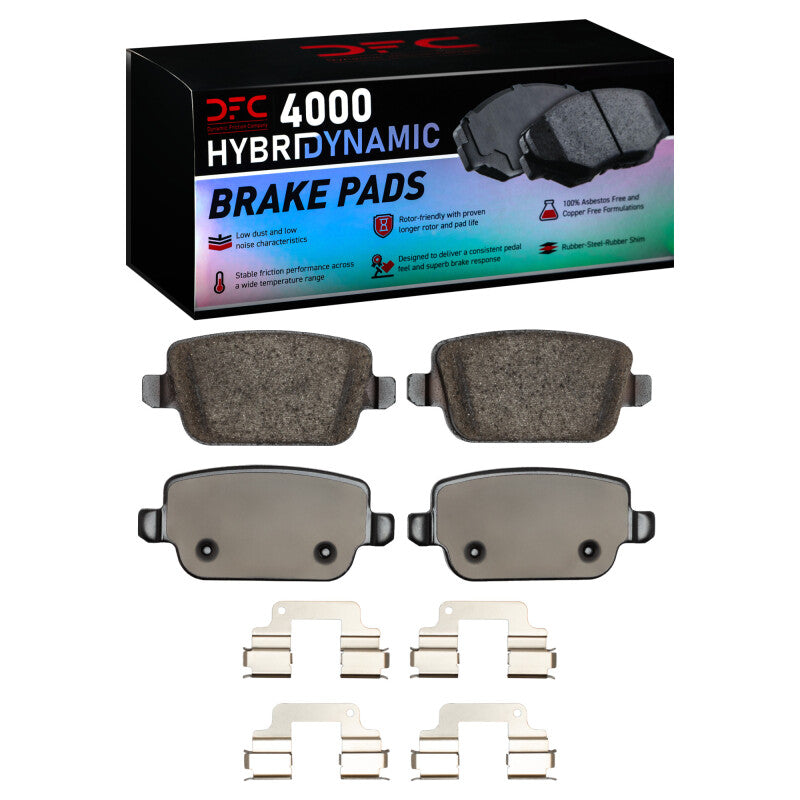 DFC 08-12 Land Rover LR2 Rear 4000 HybriDynamic Brake Pads and Hardware Kit