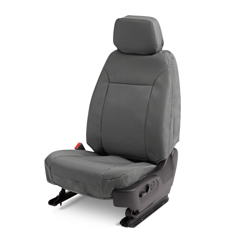 Covercraft 21-24 Ford Bronco Endura PrecisionFit Custom Front Row Seat Covers - Silver/Silver