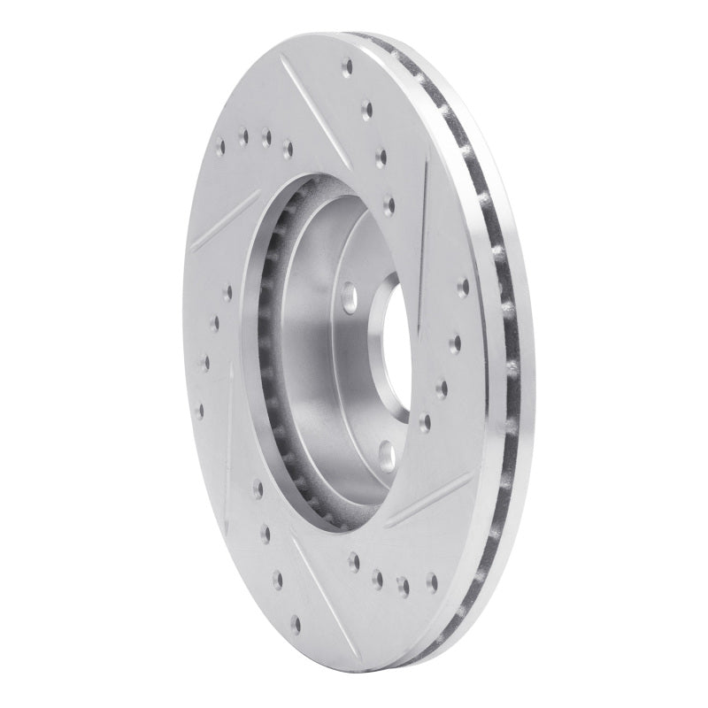 DFC 90-03 Ford Escort Front Left Drilled & Slotted Silver Brake Rotor