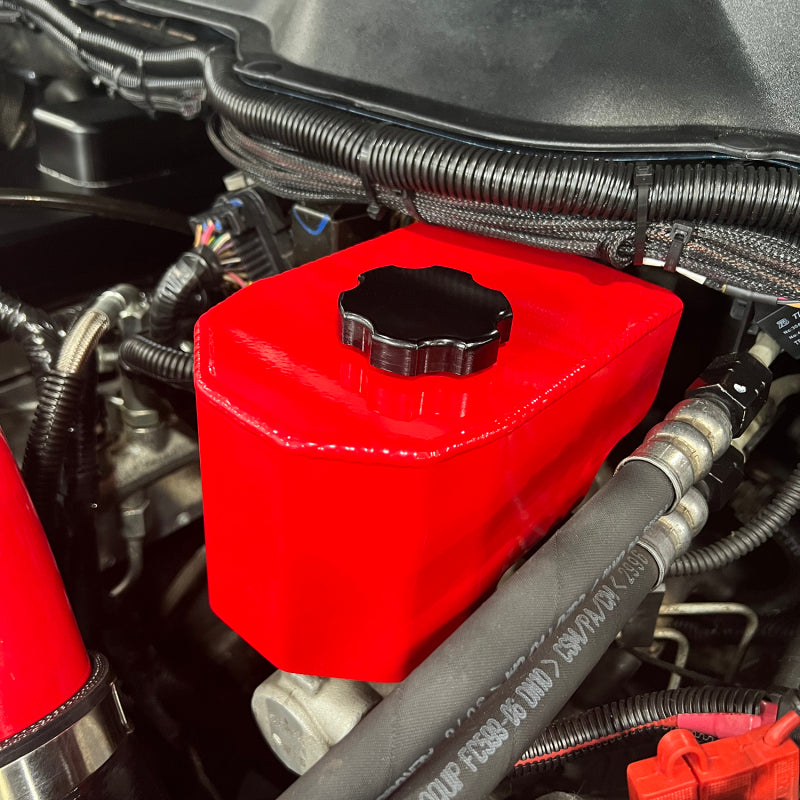 Wehrli 06-23 Cummins 5.9L/6.7L Brake Master Cylinder Cover - Candy Red
