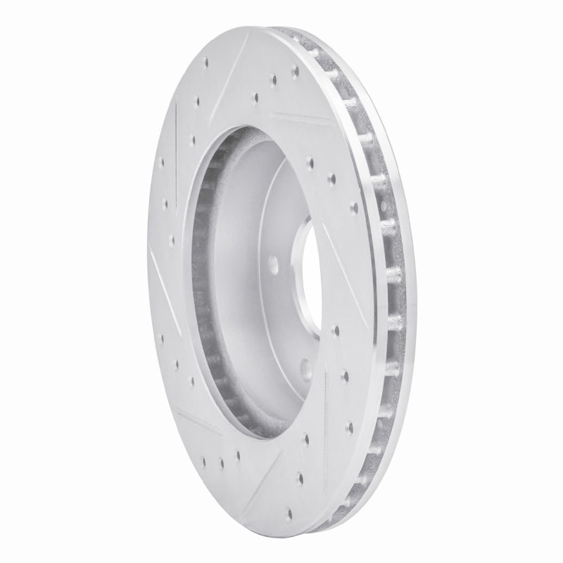 R1 78-81 Pontiac Firebird Rear Right Drilled & Slotted Silver Brake Rotor