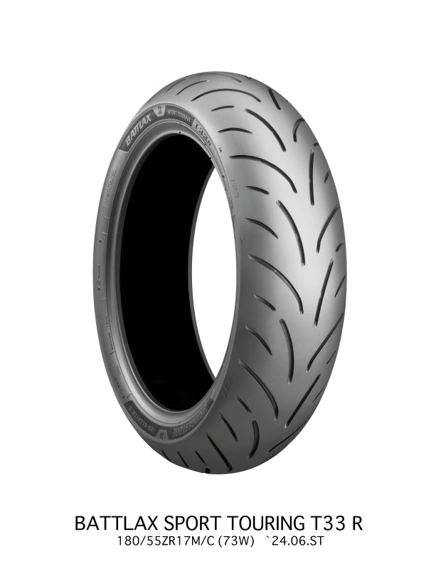 Bridgestone  Battlax Sport Touring T33R Tire - 170/60ZR17 M/C 72W TL Rear