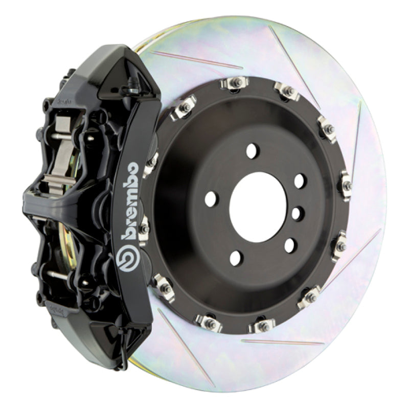 Brembo 25+ BMW X3 30/BMW X3 M50 xDrive Fr GT BBK 6 Pist Cast 405x34 2pc Rotor Slotted Type1- Blk