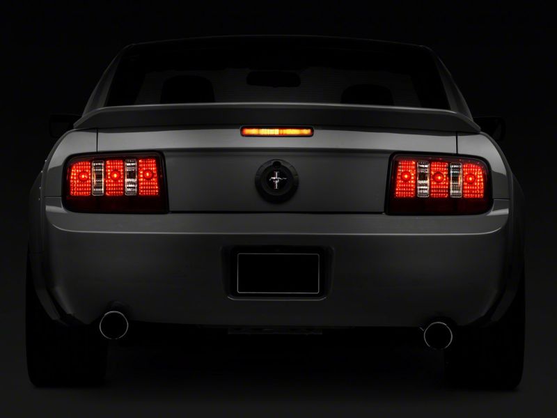 Raxiom 05-09 Ford Mustang Coyote Tail Lights- Black Housing (Smoked Lens)