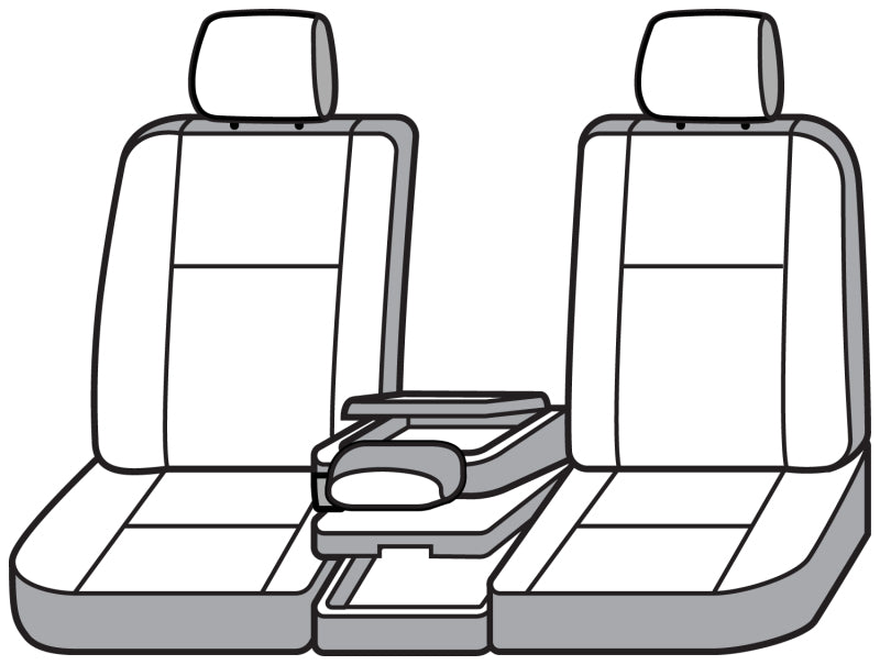 Covercraft 17-22 Ford F250 Carhartt Super Dux PrecisionFit Custom Front Row Seat Covers - Black