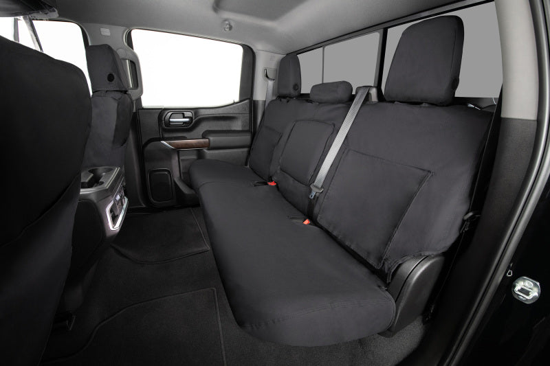 Covercraft 22-23 Nissan Frontier Polycotton SeatSaver Custom Front Row Seat Covers - Charcoal