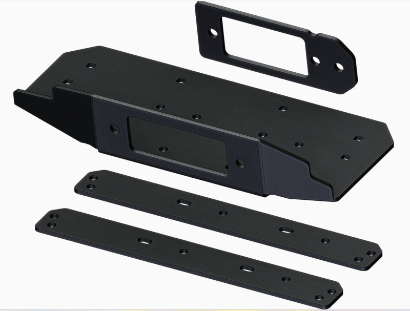 KFI 20+ Can-Am Defender  XT HD7-HD10/ MAX Upper Winch Mount 2 in. Receiver Hitch Front Upper