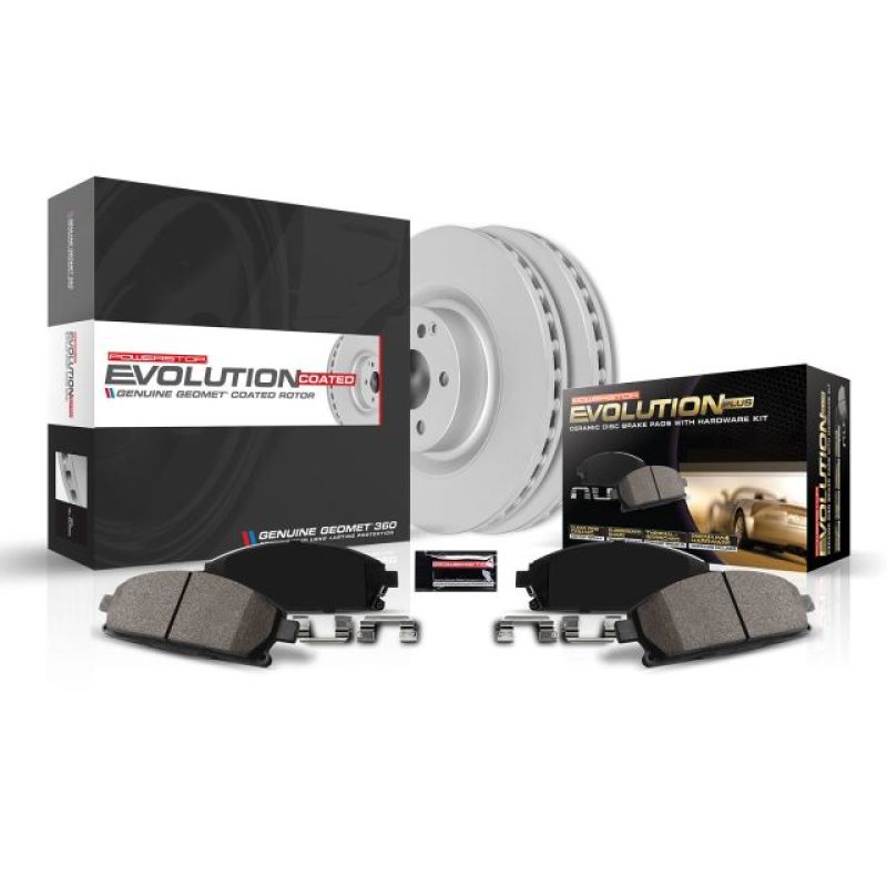 Power Stop 13-22 Ford F-350 Super Duty Rear Z17 Coated Brake Kit