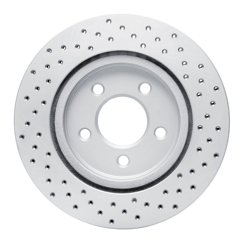 DFC 05-14 Ford Mustang Rear Left Drilled Geoperformance Rotor