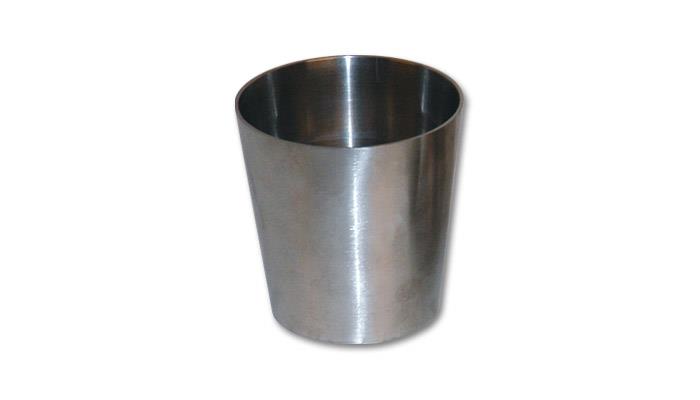 Vibrant 3in x 4in T304 Stainless Steel Straight (Concentric) Reducer