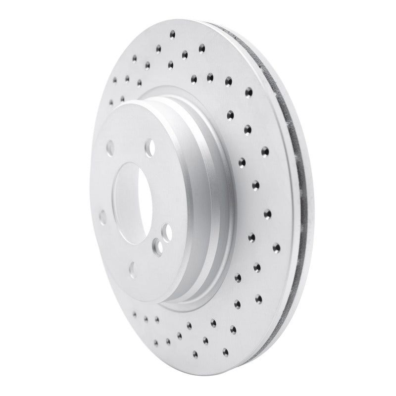 DFC 98-09 Chrysler Crossfire Rear Left Drilled Geoperformance Rotor