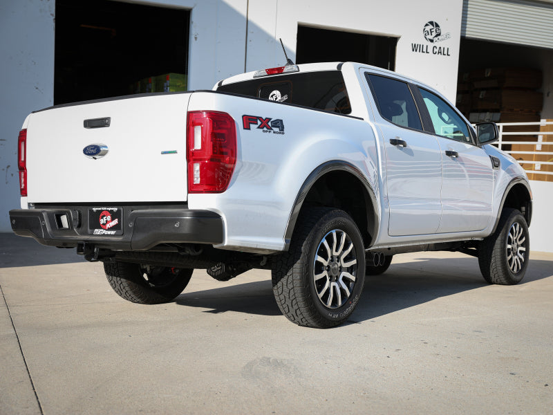 aFe Rebel Series 3in 304 SS Cat-Back Exhaust Side Exit w/ Black Tips 19 Ford Ranger L4-2.3L (t)