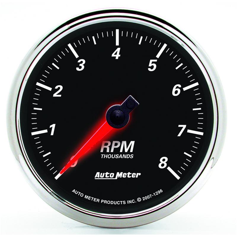 Autometer Designer Black II 3 3/8in 120 MPH In-Dash Speedo w/ LCD ODO