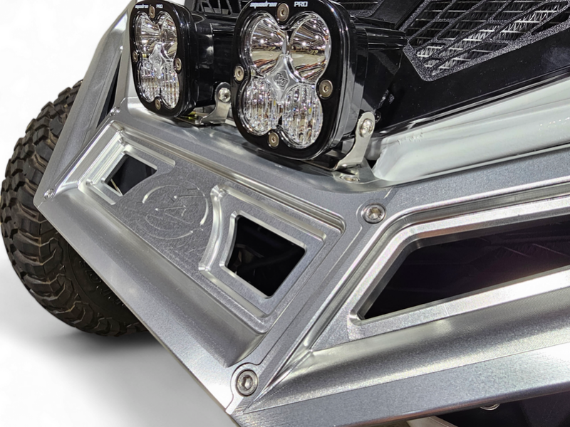 Elektric Offroad 2017+ Can Am X3 Maverick Billet Front Winch Bumper Anodized Clear