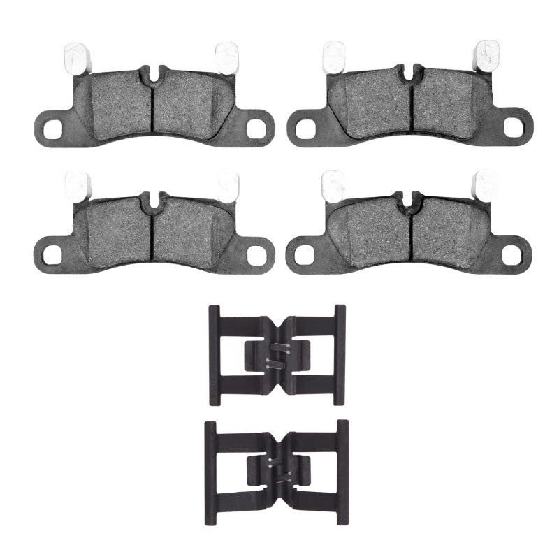 DFC 11-14 Porsche Cayenne Rear 5000 Advanced Low Metallic Brake Pads and Hardware Kit