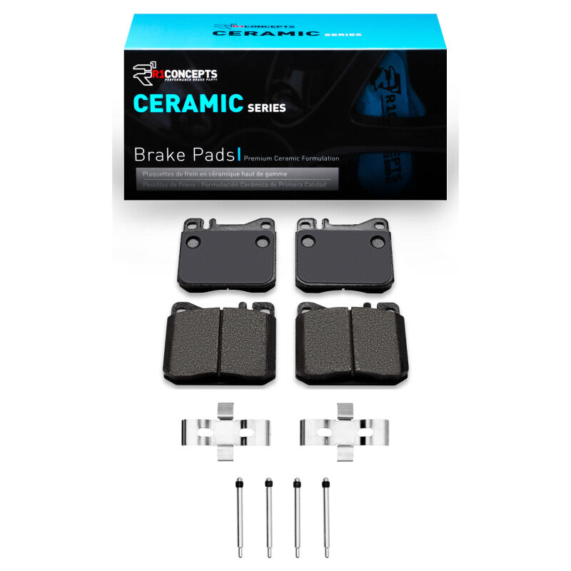 R1 1979-1985 Mercedes-Benz 380SE Front R1 Ceramic Pads & Hardware Kit