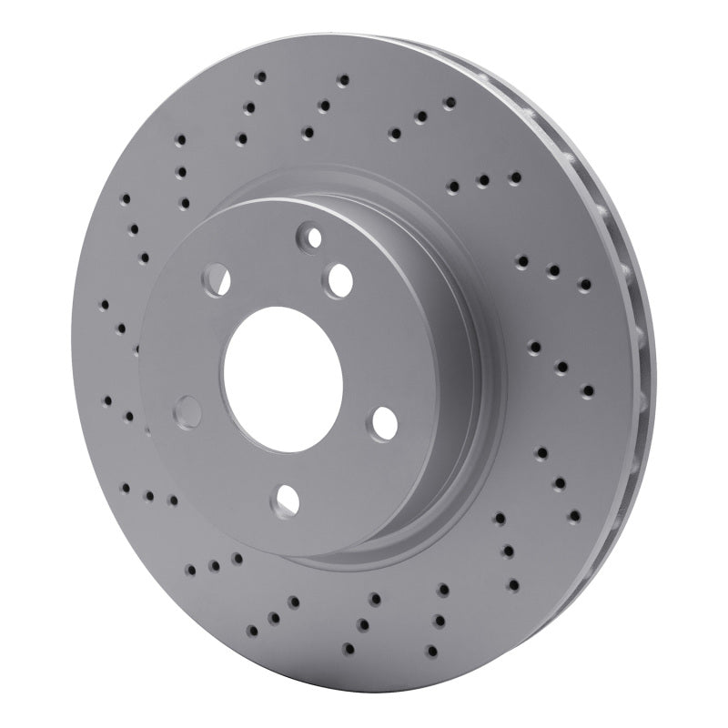 R1 05-06 Mercedes-Benz SL500 Front Drilled GeoSPEC Coated Rotor